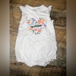 3 month “Wildflower” Onesie